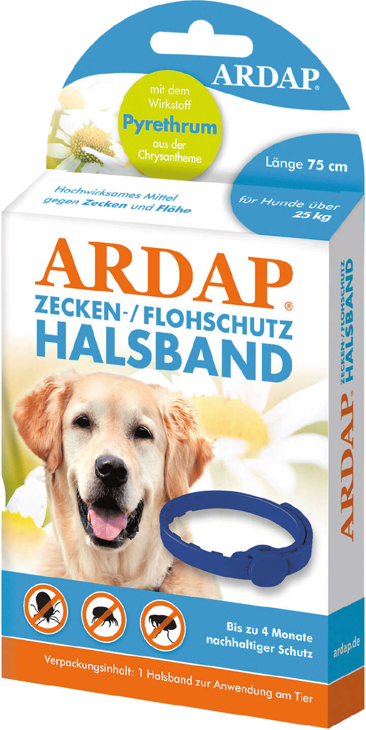 ARDAP Zecken- und Flohschutzhalsband Hund